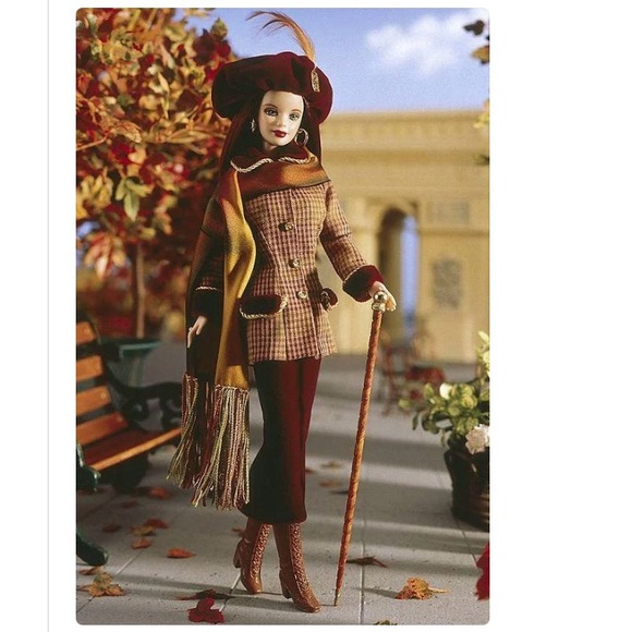 Vintage Barbie Doll Autumn In Paris 1998 Collectors Ed. City Seasons New NIB - Picture 2 of 12